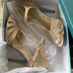 Blue by Betsy Johnson T-Strap heels